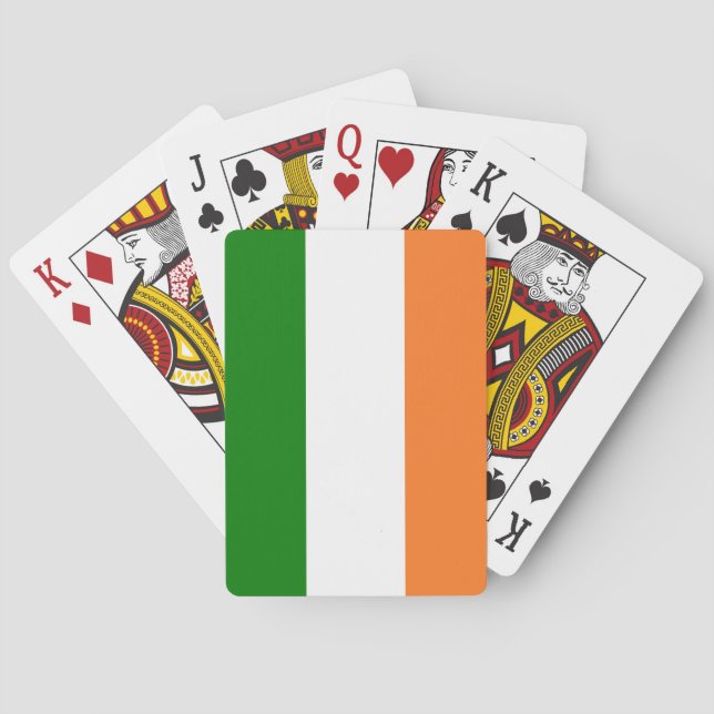 Irish Flag Total  Playing Cards (Back)