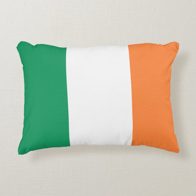 Irish Flag tpt Decorative Cushion (Front)
