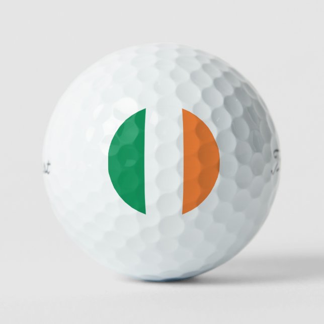 Irish Flag tpv1 gbcnt Golf Balls (Front)