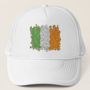 Irish flag trucker hat