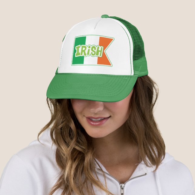 Irish Flag Trucker Hat (In Situ)