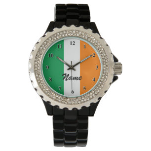 Irish flag watches Personalizable with name