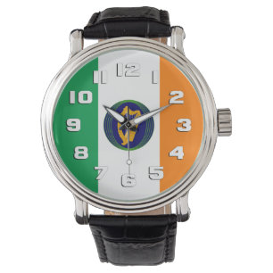 Irish Flag with Coat of Arms Watch