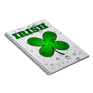 Irish Floating Clover Notebook
