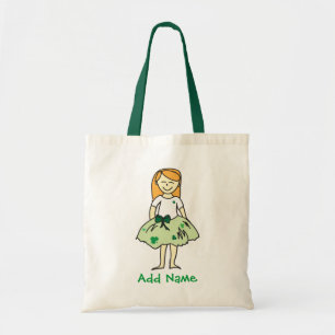 Irish Flower Girl Tote Bag