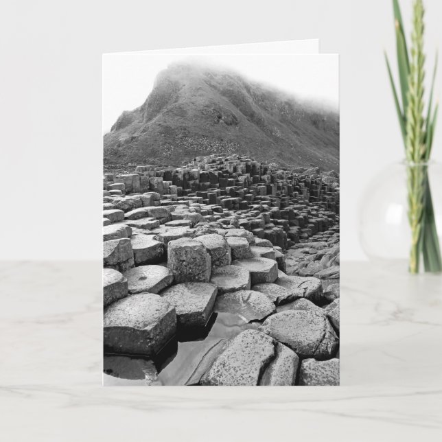 Irish Fog Rolls In Greeting Card (Front)