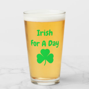 Irish For A Day Glass
