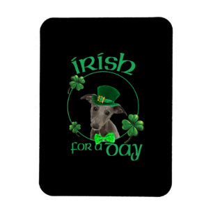 Irish For A Day Whippet Lucky Dog In Patrick Day T Magnet