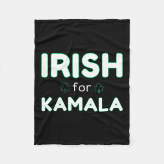 Irish For Kamala Harris 2024 Election  Fleece Blanket