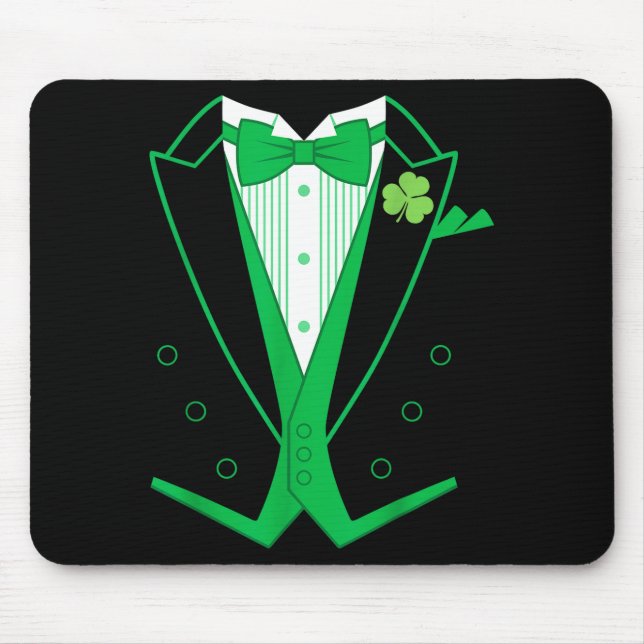 Irish Formal Tuxedo St. Patrick's Day  Mouse Mat (Front)