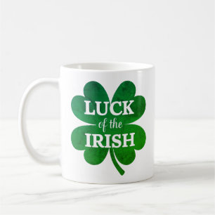 Irish Four Leaf Clover Coffee Mug