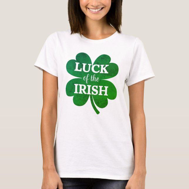Irish Four Leaf Clover T-Shirt (Front)