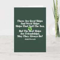 Irish Friendship Blessing Good Ships Bestie Bday