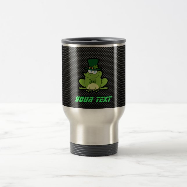 Irish Frog; Sleek Travel Mug (Center)