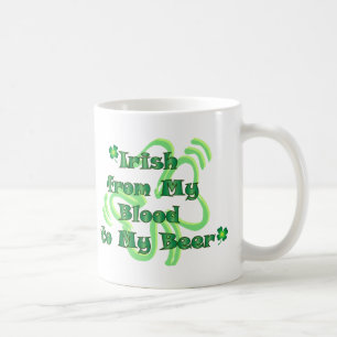 Irish From Blood To Beer Coffee Mug