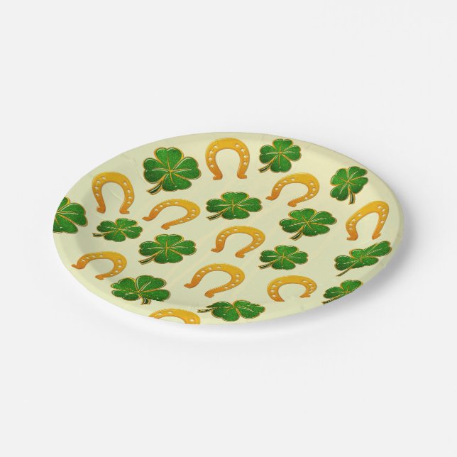 Irish Fun 3D Whimsey  Paper Plate (Angled)