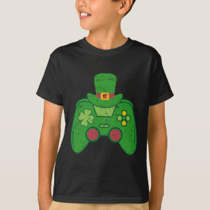 Irish Gamer Boys Video Game Controller St Patricks T-Shirt