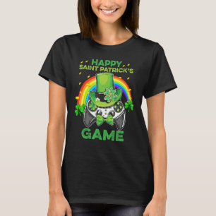 Irish Gamer Gaming Controller Happy Saint Patrick' T-Shirt