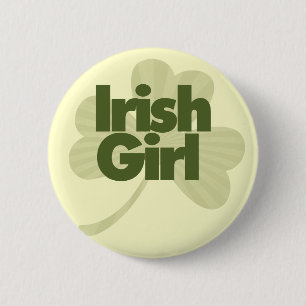 Irish Girl 6 Cm Round Badge