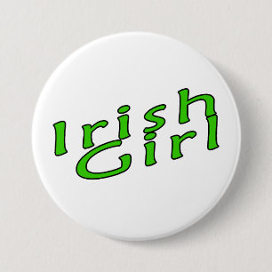 Irish Girl 7.5 Cm Round Badge