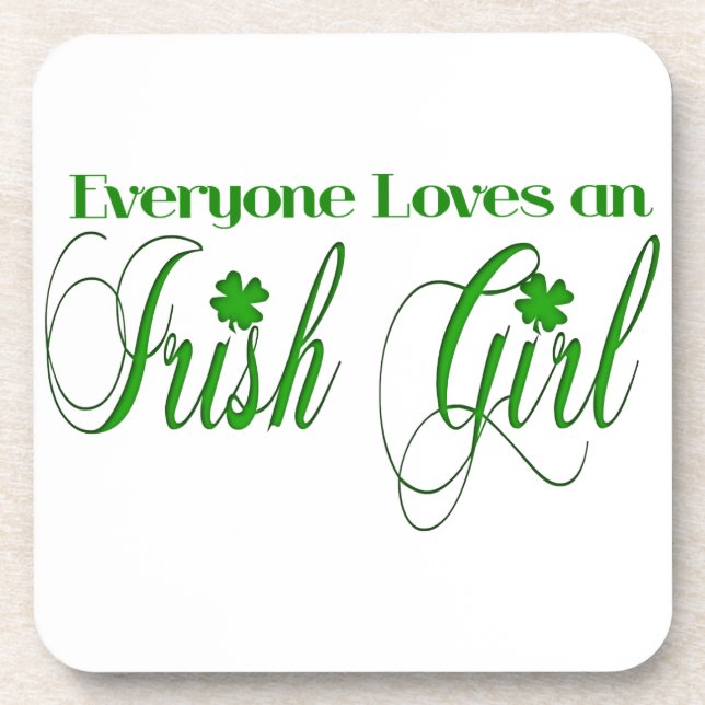 Irish Girl Coaster (Front)