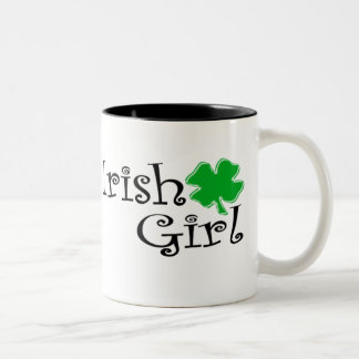 Irish Girl Two-Tone Coffee Mug