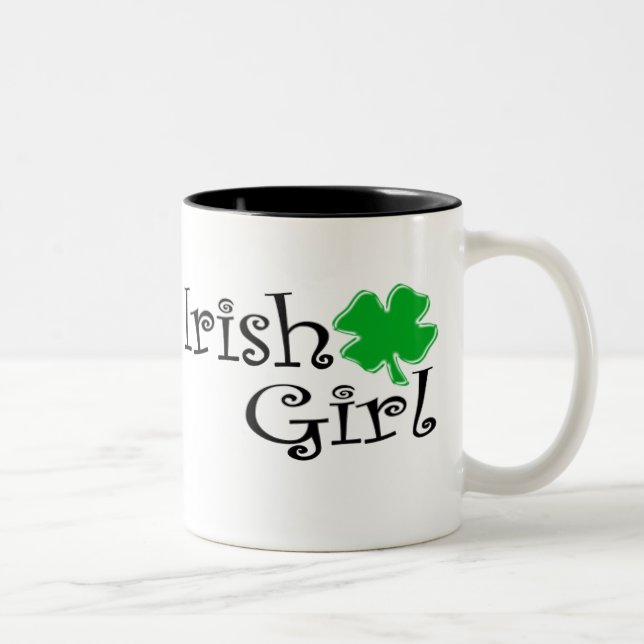 Irish Girl Two-Tone Coffee Mug (Right)