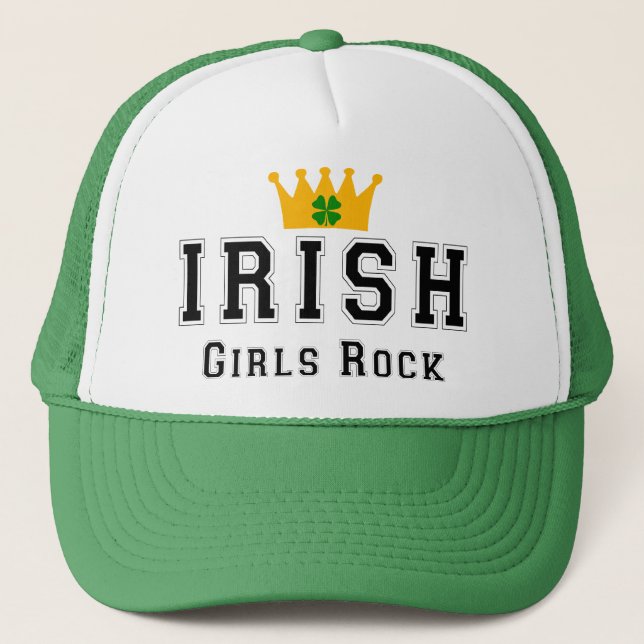 Irish Girls Rock Trucker Hat (Front)
