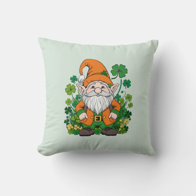 Irish Gnome Cushion (Front)