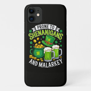 Irish Gnome St Patricks Prone to Shenanigans iPhone 11 Case