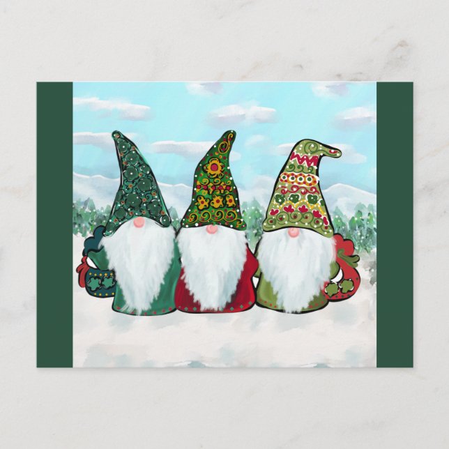 IRISH GNOMES POSTCARD (Front)