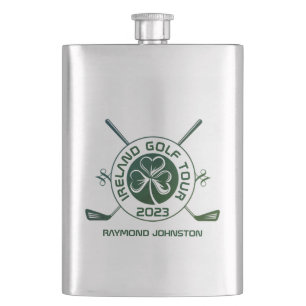 Irish Golf Ireland Golf Tour Hip Flask