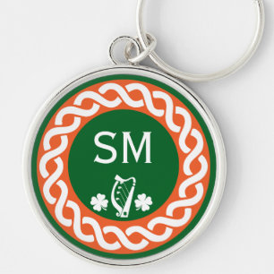 Irish Golfer Gift Key Ring