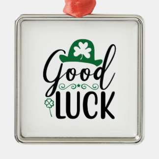 Irish Good Luck Metal Tree Decoration