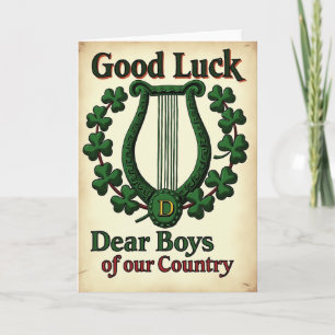 Irish Good Luck Vintage Card