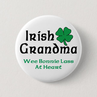 Irish Grandma Gift 6 Cm Round Badge