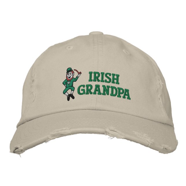Irish Grandpa Embroidered Hat (Front)