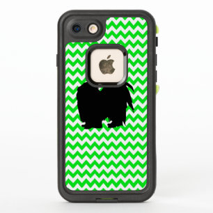 Irish Green Chevron with Shih Tzu