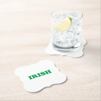 Irish Green modern typography Saint Patrick's Day
