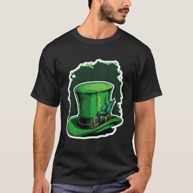 Irish Green Top Hat St Patrick's Day St Patrick's  (Front)