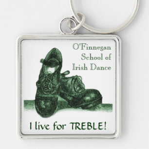 Irish Hard Shoes Customisable Keychain