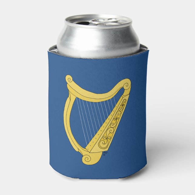 Irish Harp Can Cooler (Can Front)
