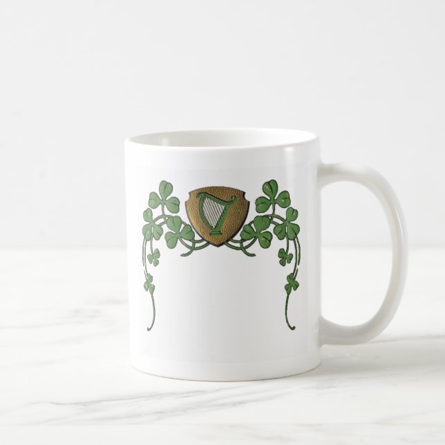 Irish Harp Coffee Mug (Right)