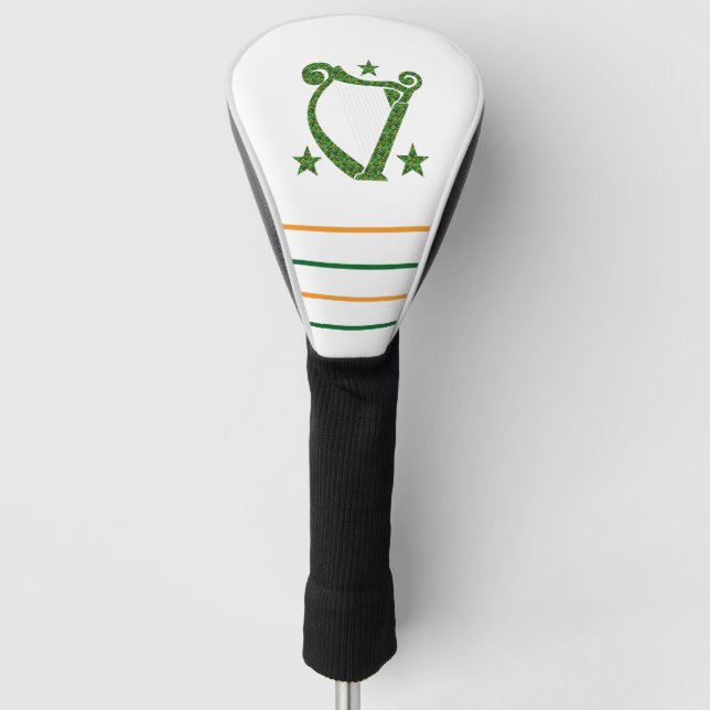 Irish Harp Golf Head Cover (Front)