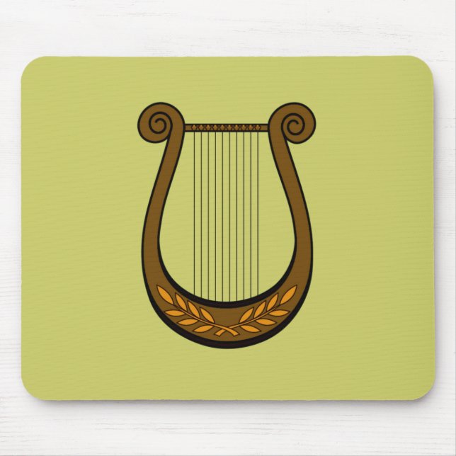 Irish Harp Mouse Mat (Front)