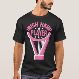 Irish Harp Player Harp T-Shirt