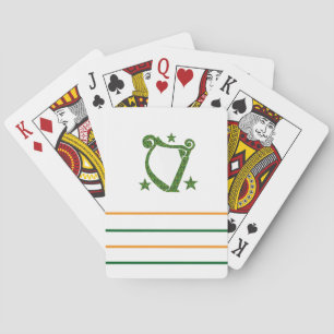 Irish Harp Playing Cards