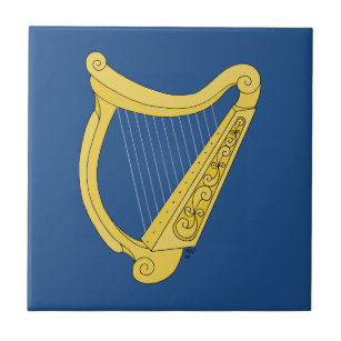Irish Harp Tile