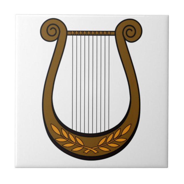 Irish Harp Tile (Front)