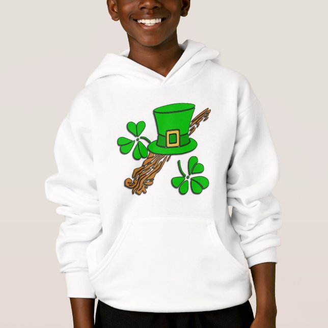 Irish Hat and Shamrocks (Front)